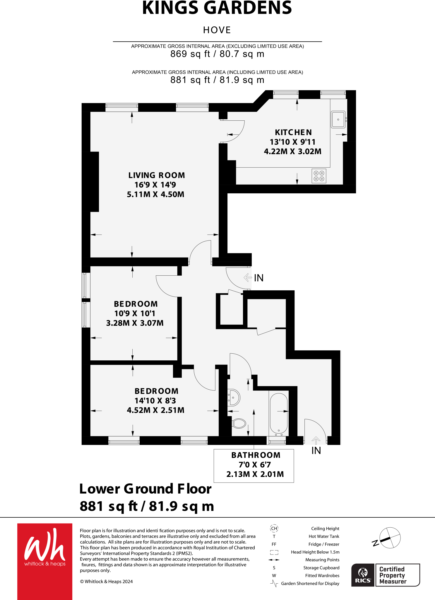 Kings Gardens, Hove floorplan