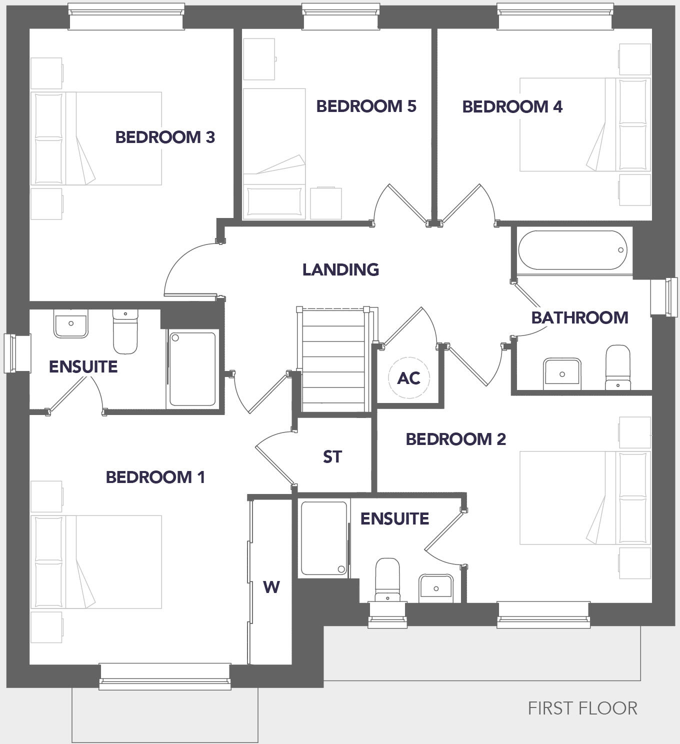Plot 27, The Enville, THE GRANGE, Toddington, Cheltenham, Gloucestershire, GL54 floorplan