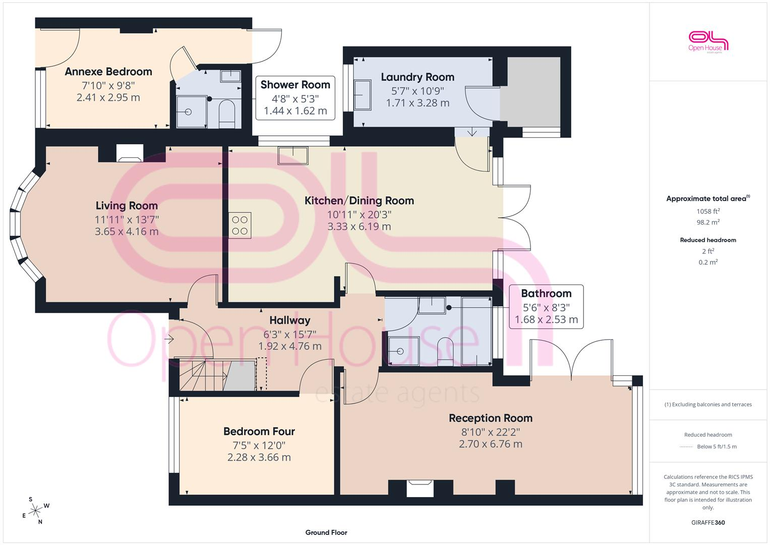Rowe Avenue, Peacehaven floorplan