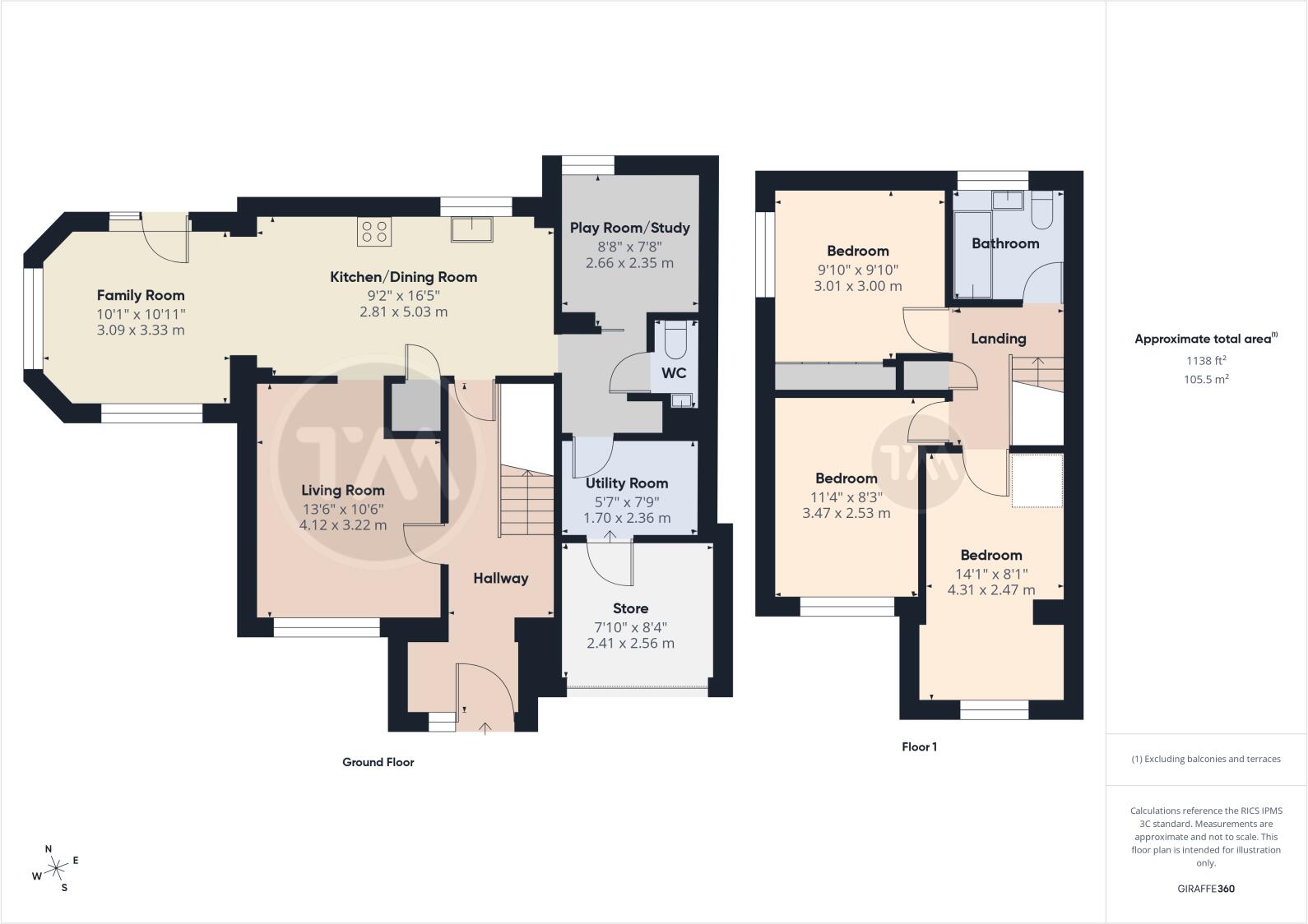 The Paddock, Somersham, Huntingdon, Cambridgeshire, PE28 floorplan