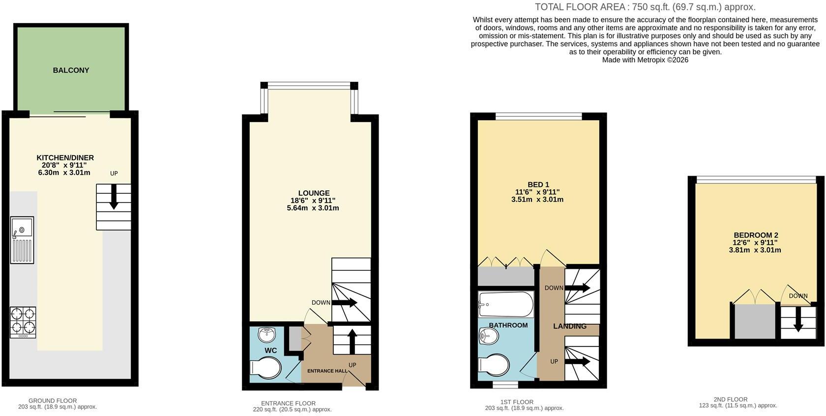 Overgang, Brixham floorplan
