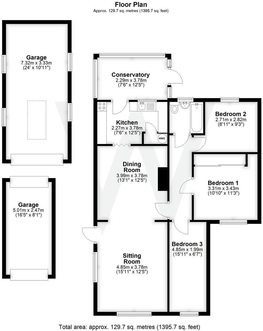 Hillside Drive, Gomeldon, Salisbury floorplan