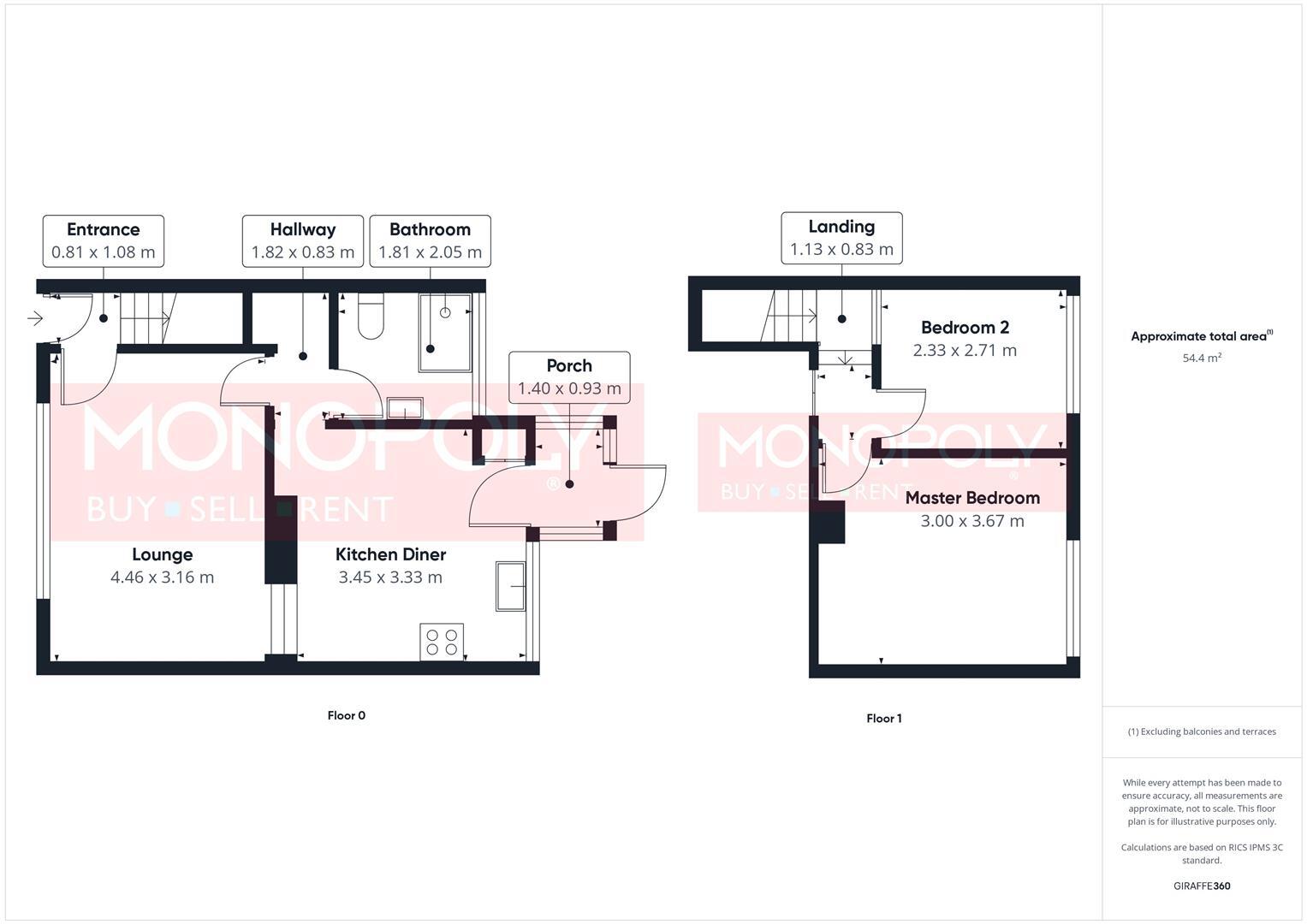 Clwyd Avenue, Denbigh floorplan