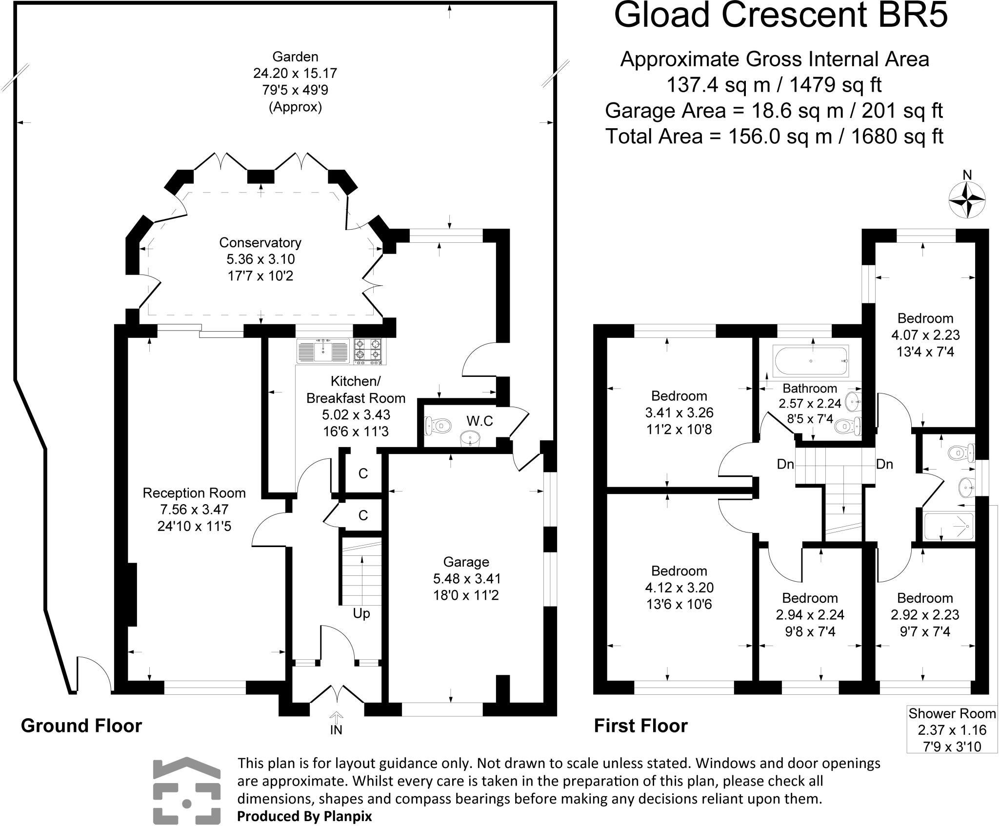 Gload Crescent, Orpington, Kent, BR5 floorplan