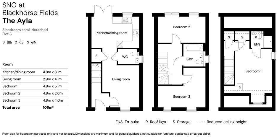 Blackhorse, Exeter, Devon, EX5 floorplan