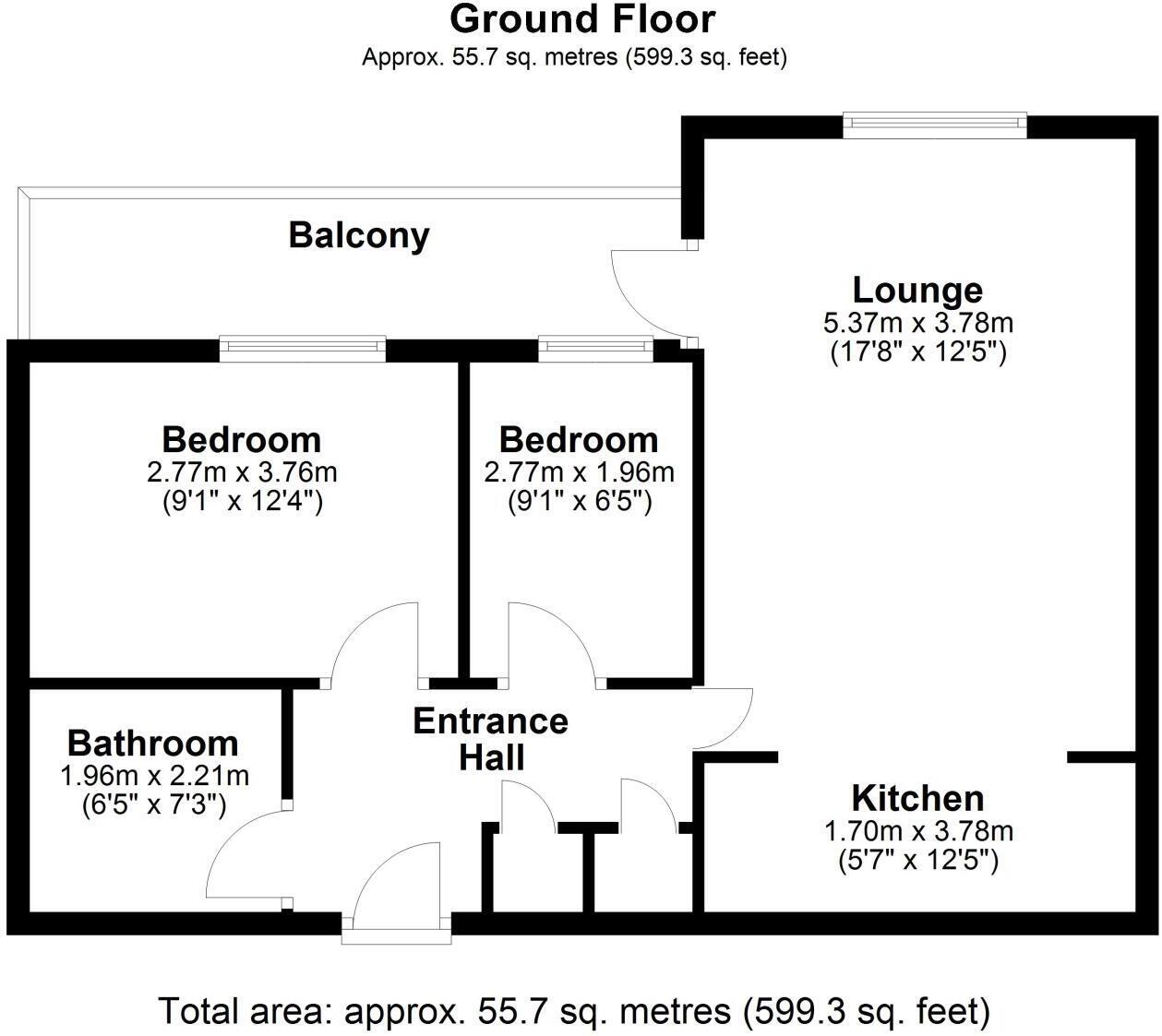 Fitzwalter Place, Chelmsford Road, Dunmow, Essex, CM6 floorplan