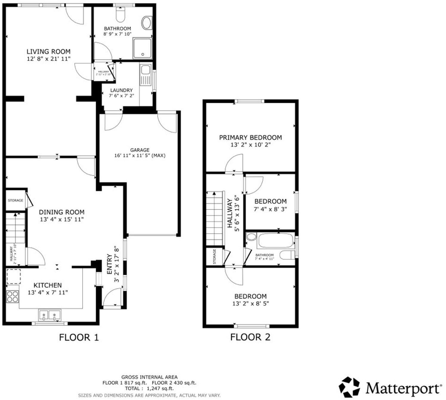 Hawthorn Drive, Ipswich, IP2 floorplan