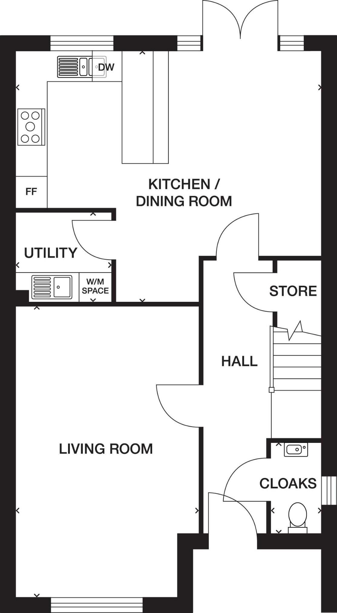 Hawker Way,
Winkleigh, 
EX19 8HZ floorplan