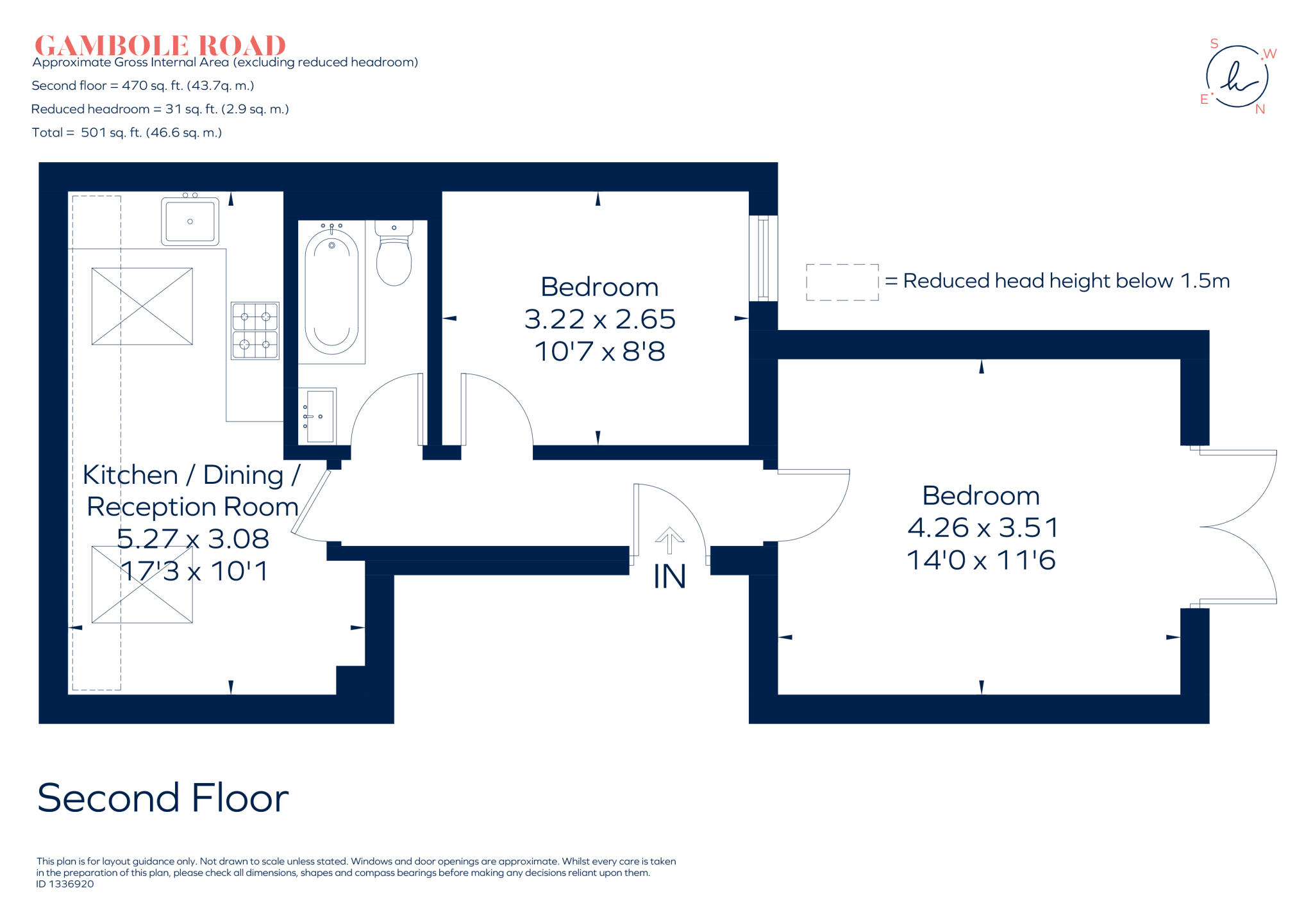 Gambole Road Tooting SW17 floorplan