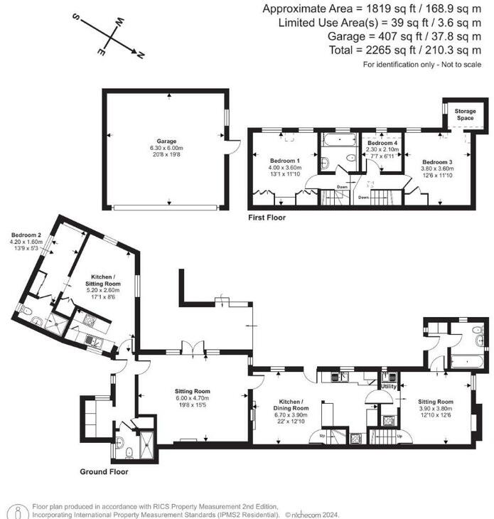 Bratton Fleming, Barnstaple, Devon, EX31 floorplan