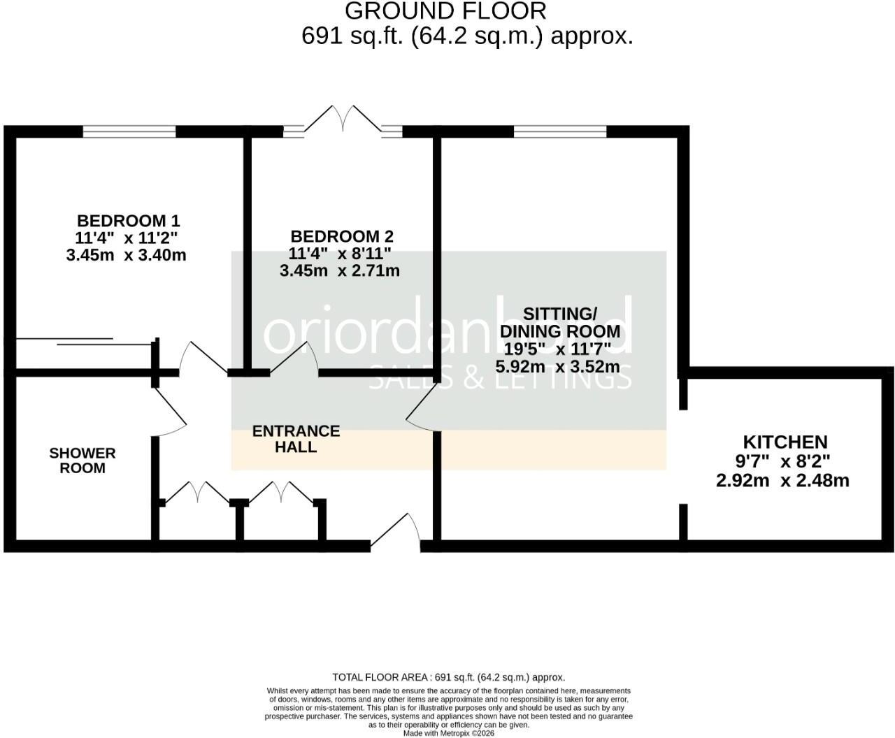Brampton Valley Lane, Chapel Brampton, Northamptonshire NN6 floorplan