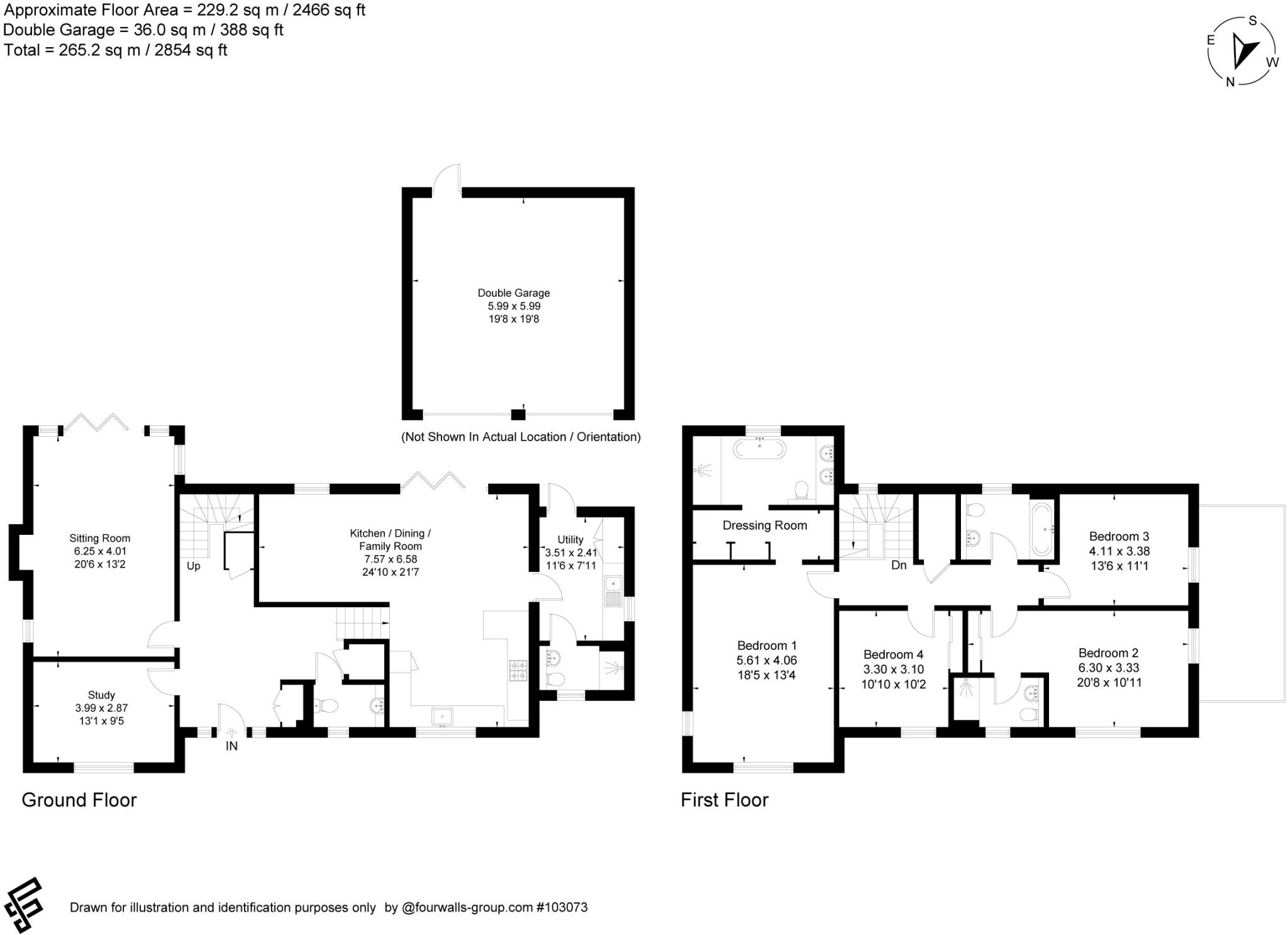 Winton Hill, Stockbridge, Hampshire, SO20 floorplan