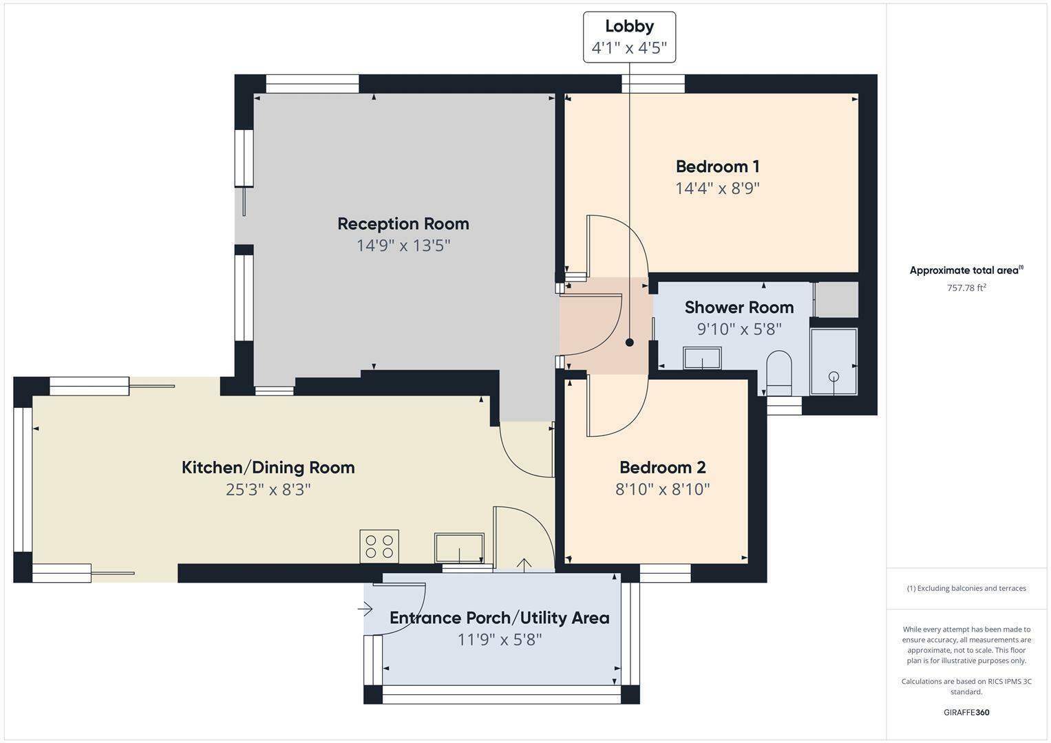 Grace Crescent, Anderby Creek, Skegness floorplan