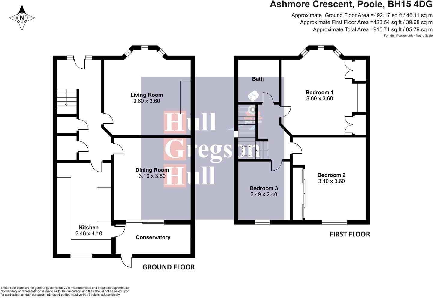 Ashmore Crescent, Poole floorplan
