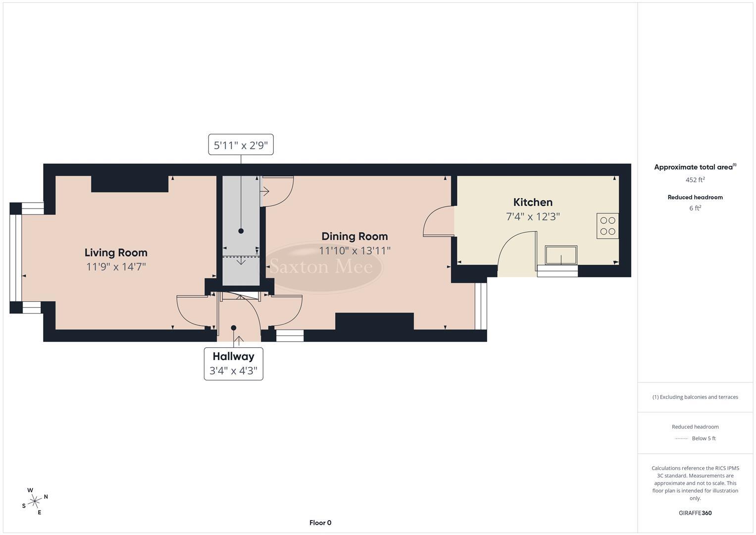 High Street, New Whittington, Chesterfield floorplan