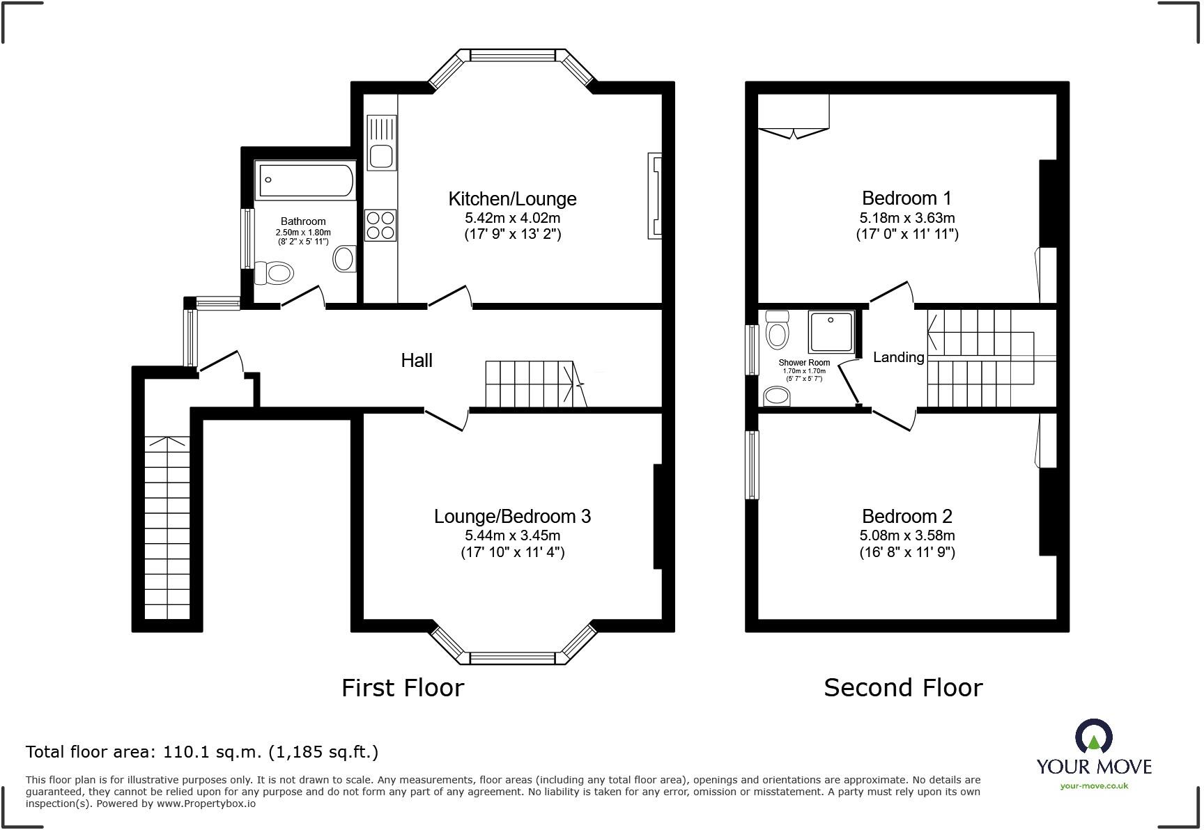 London Road, Deal, Kent, CT14 floorplan