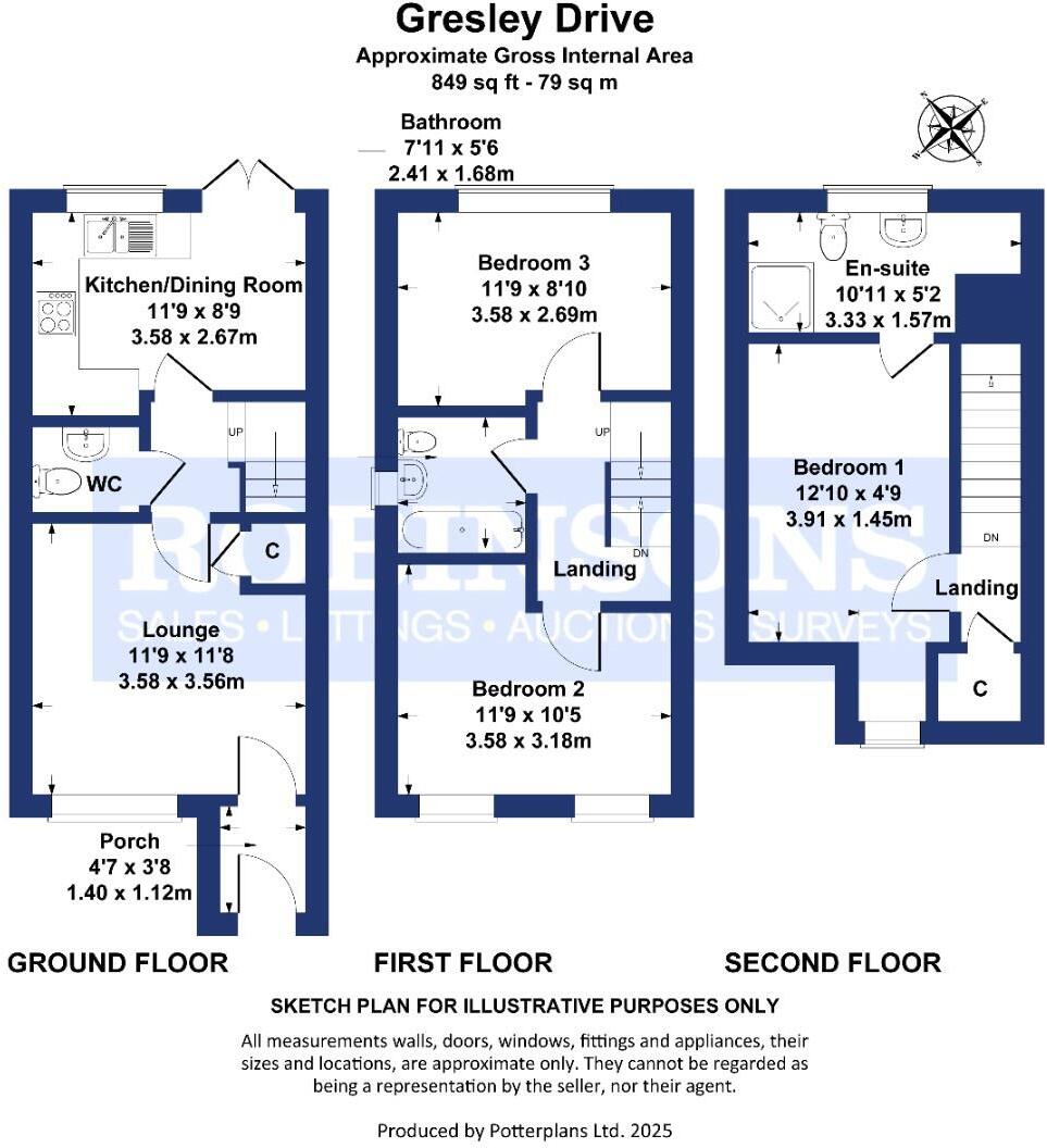 Gresley Drive, Shildon floorplan
