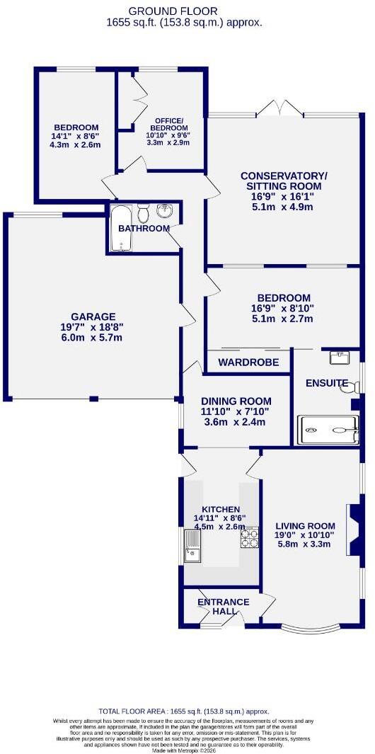 Southfield Close, Rufforth, York floorplan