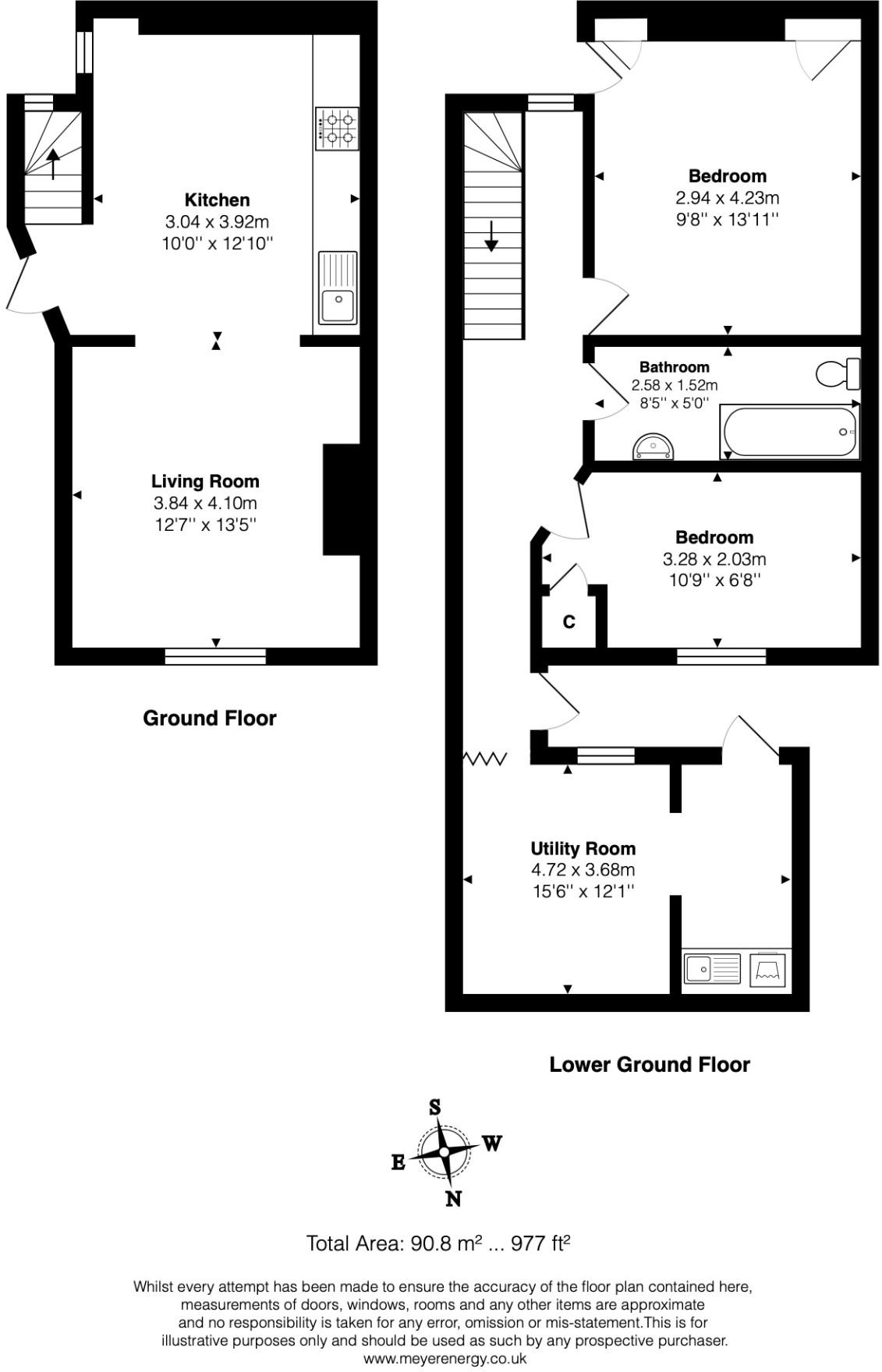Chatham Row, Bath, Somerset, BA1 floorplan