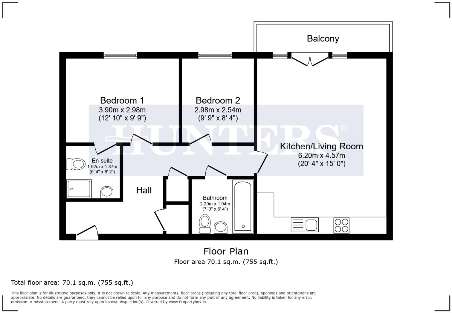 Hawkfield Road, Bristol floorplan