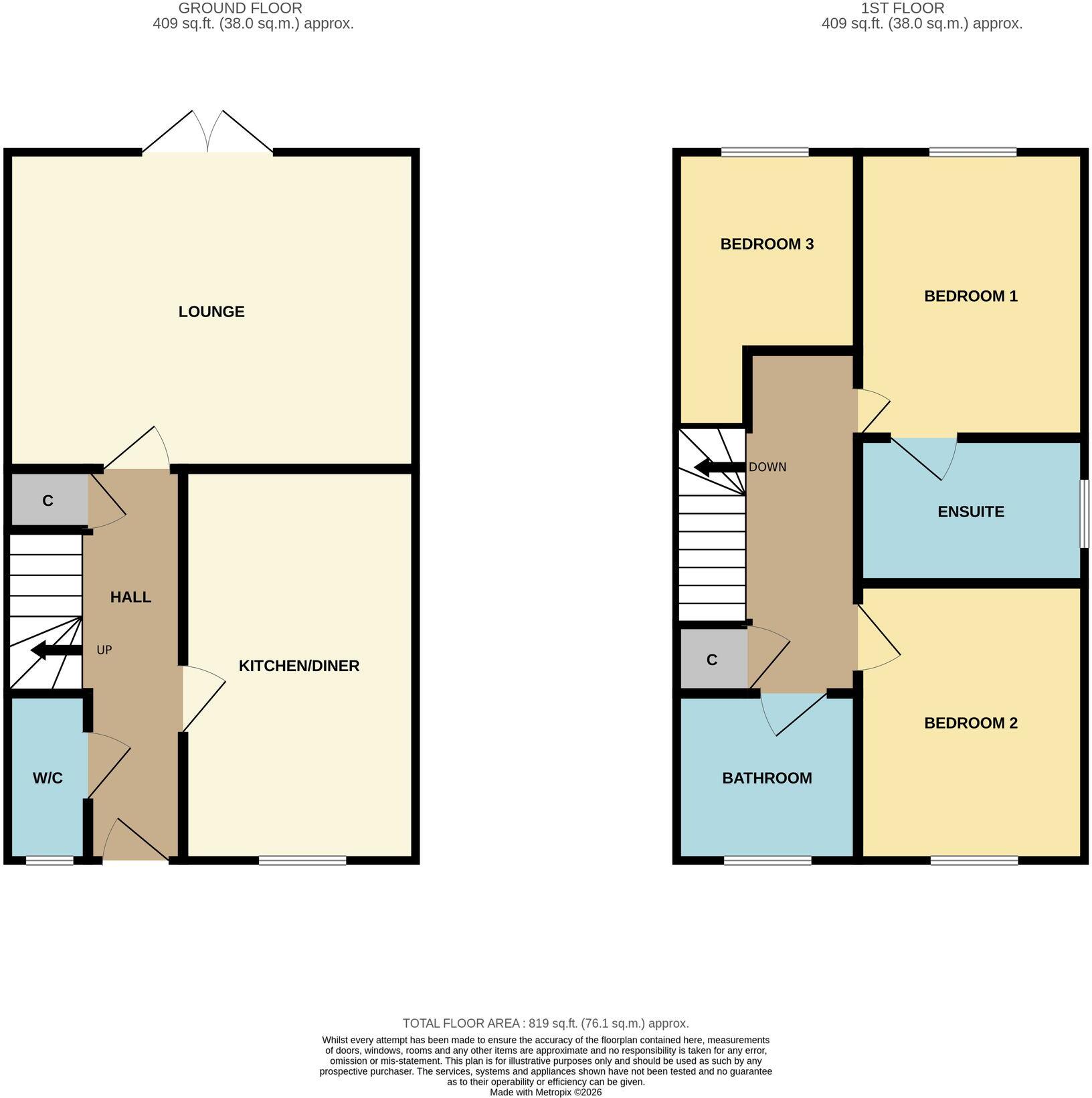 Elderwood Gardens, Middlesbrough, TS6 floorplan
