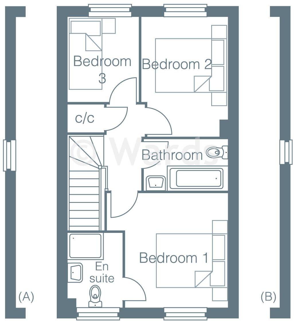 Cross Road, Wellington Gardens, Walmer, Kent floorplan