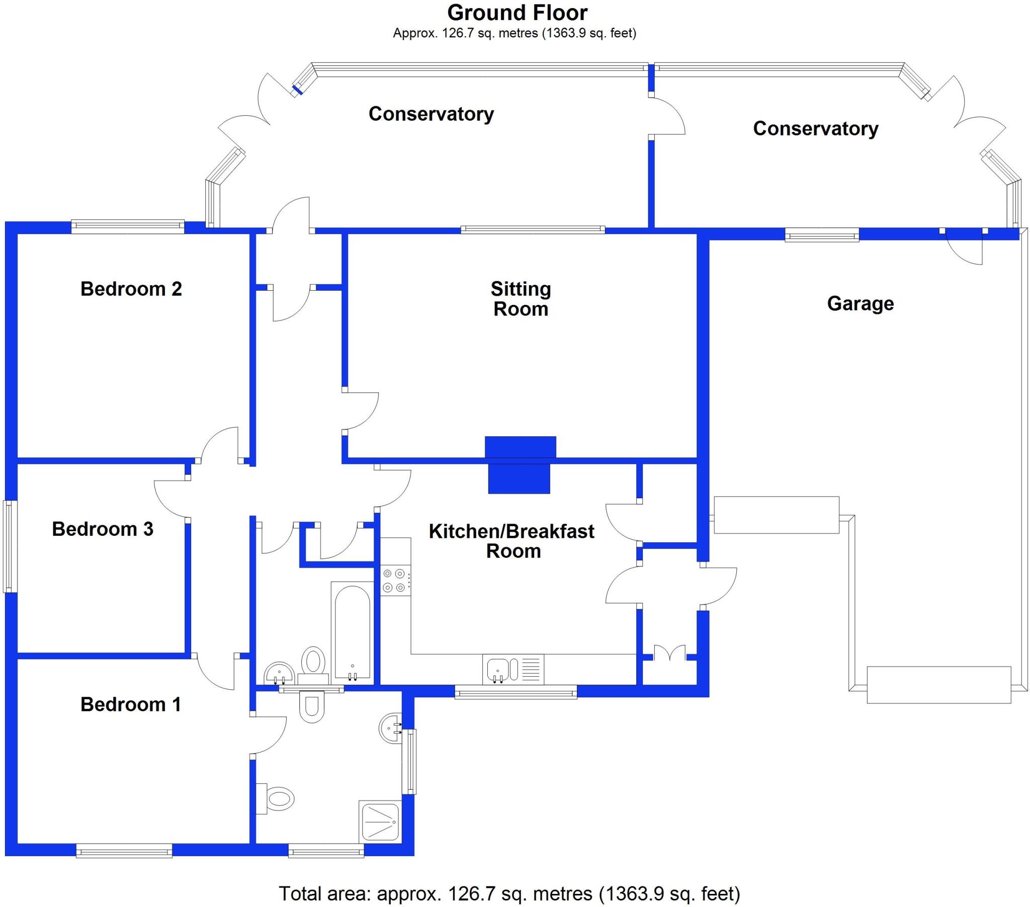 Marshalls Lane, Little Downham, Ely, Cambridgeshire floorplan