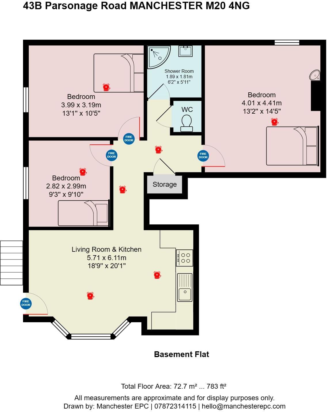 Parsonage Road, Manchester floorplan