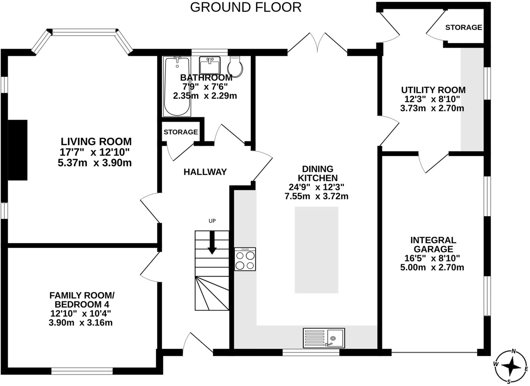 10, Groudle Road, Onchan floorplan