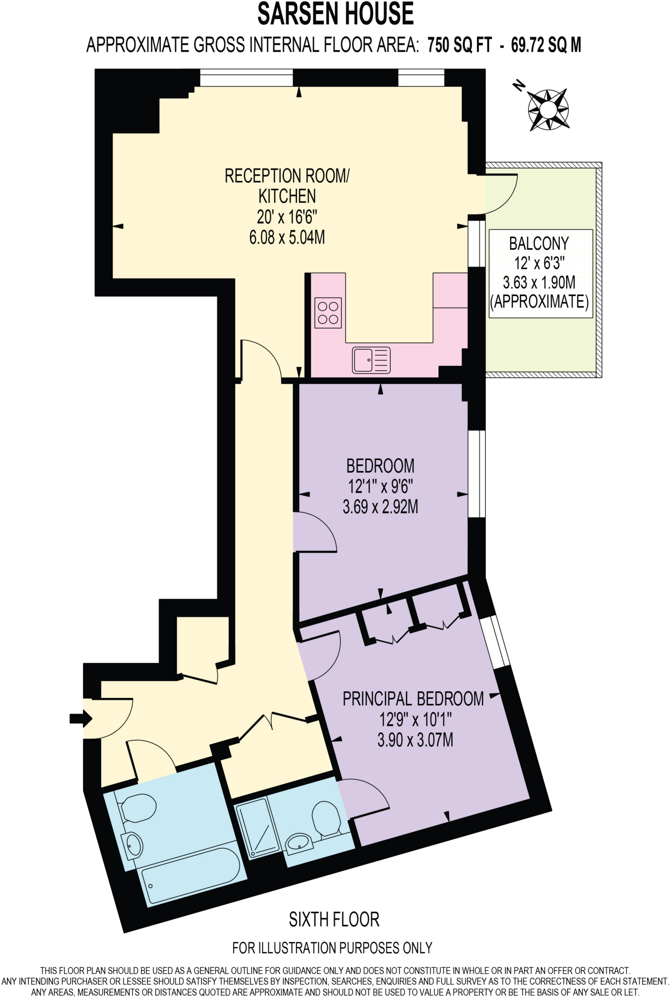 Middle Road, London, W7 floorplan