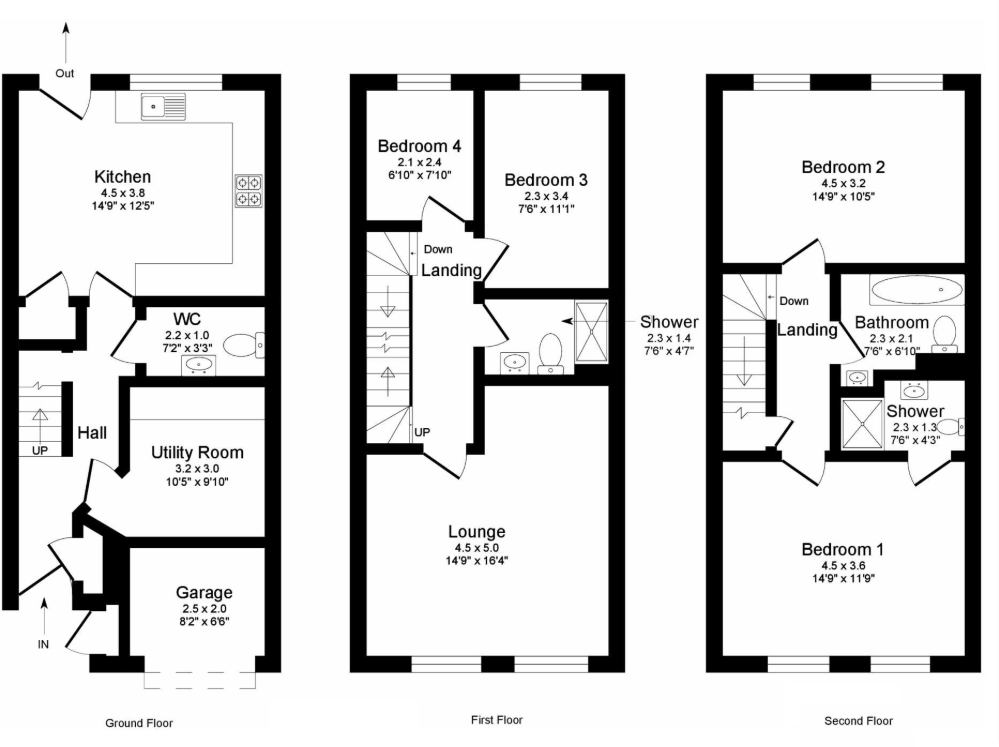 38 Auchenkist Place, Kilwinning, KA13 7NZ floorplan