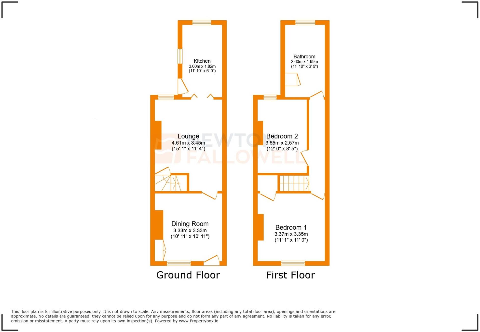 Rawson Street, Enderby, LE19 floorplan