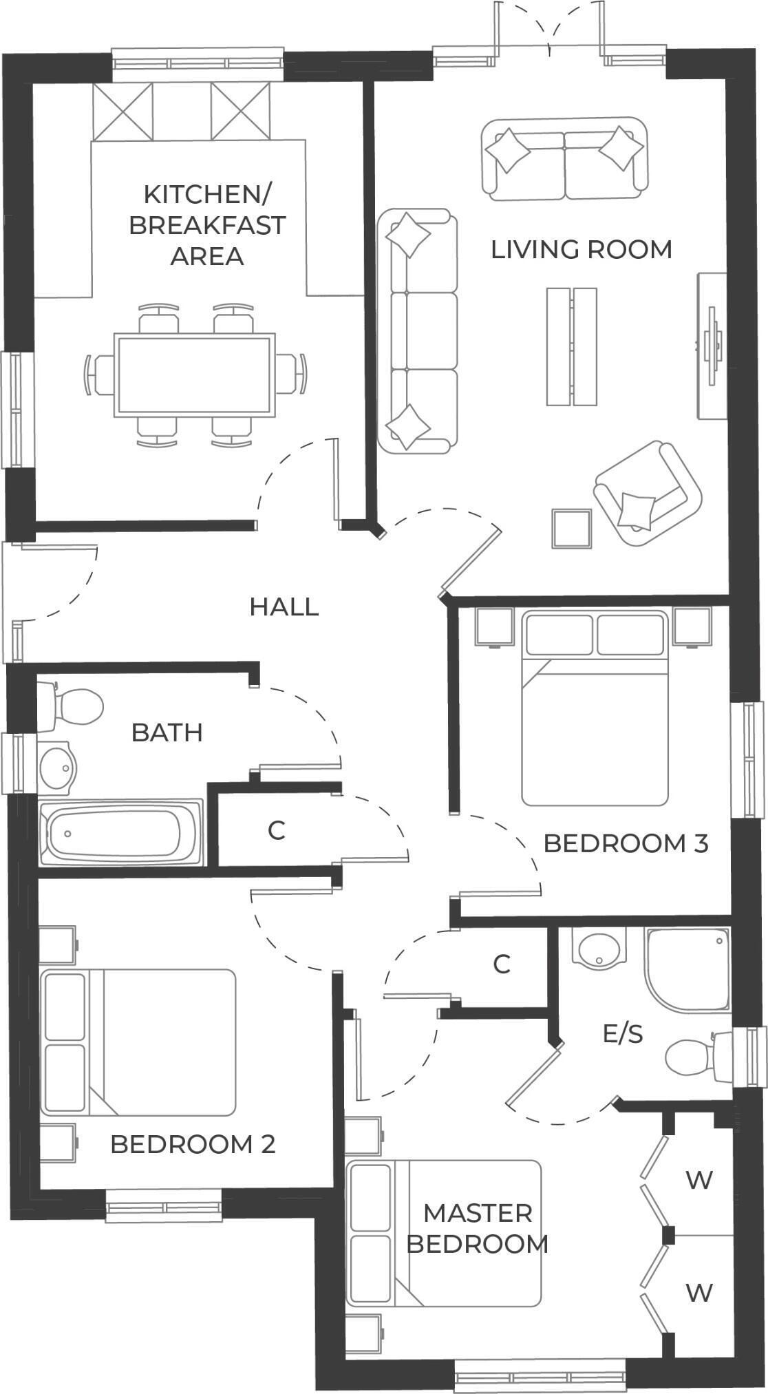 Norwich Road, 
Watton, 
Norfolk, 
IP25 6HP floorplan