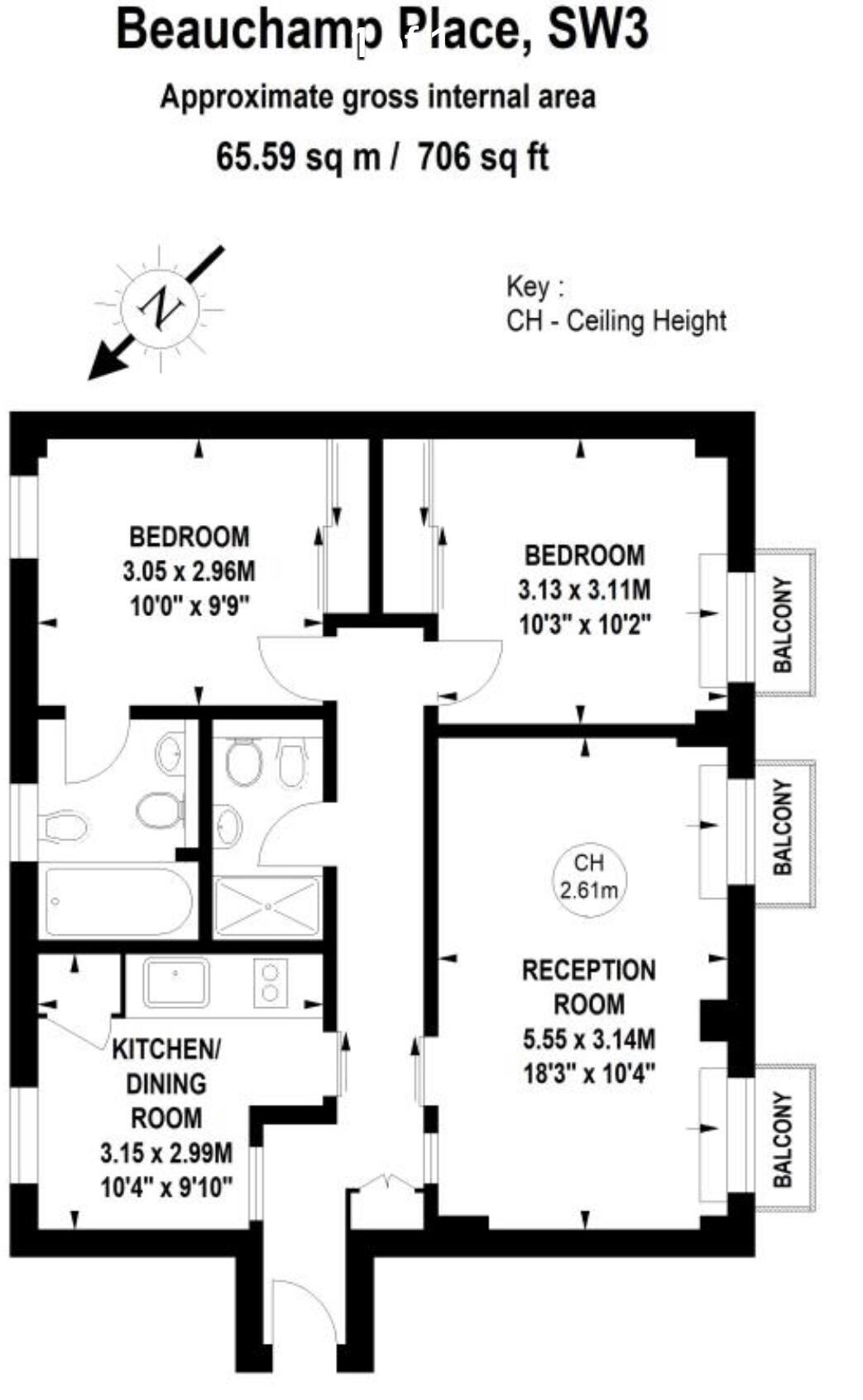 Beauchamp Place, Kensington And Chelsea, London floorplan