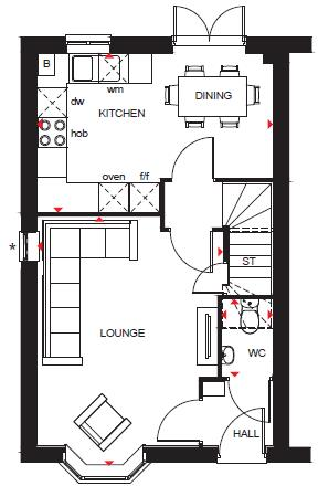 (Plot 151) The Skylarks, Rempstone Road, Loughborough floorplan