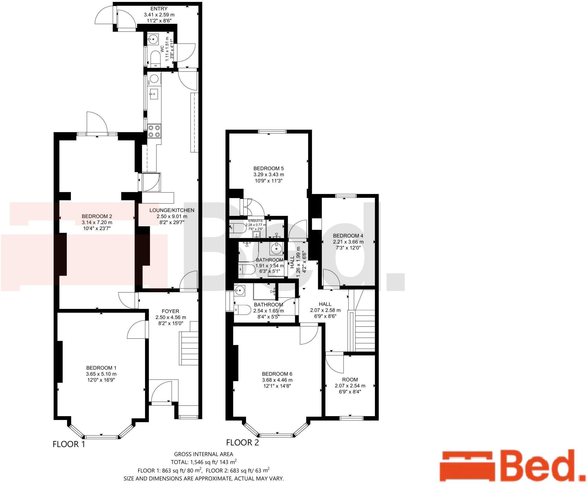 Walpole Street, Chester floorplan