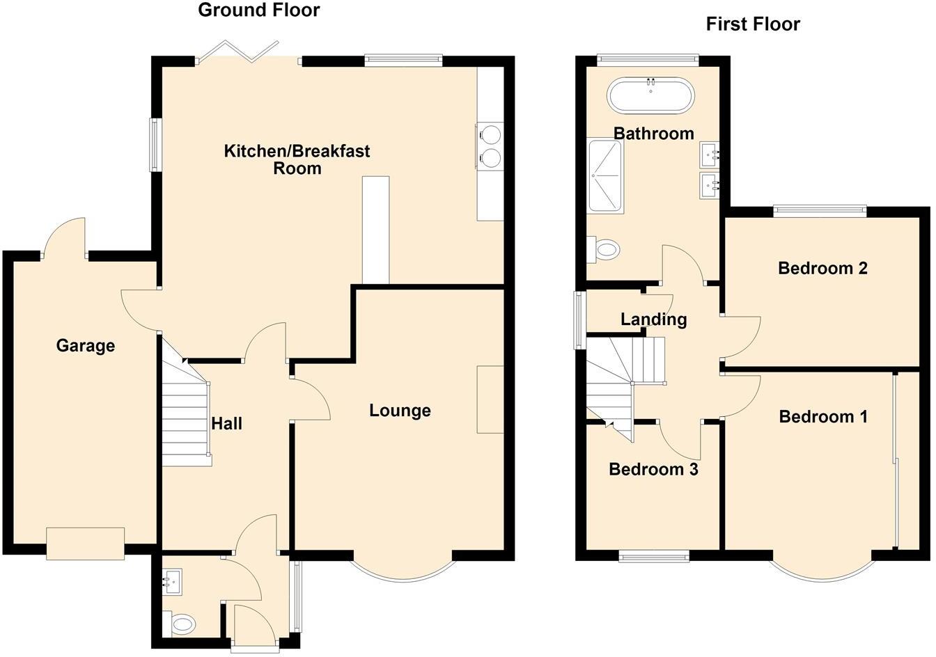 Melrose Close, Gosforth, Newcastle Upon Tyne floorplan