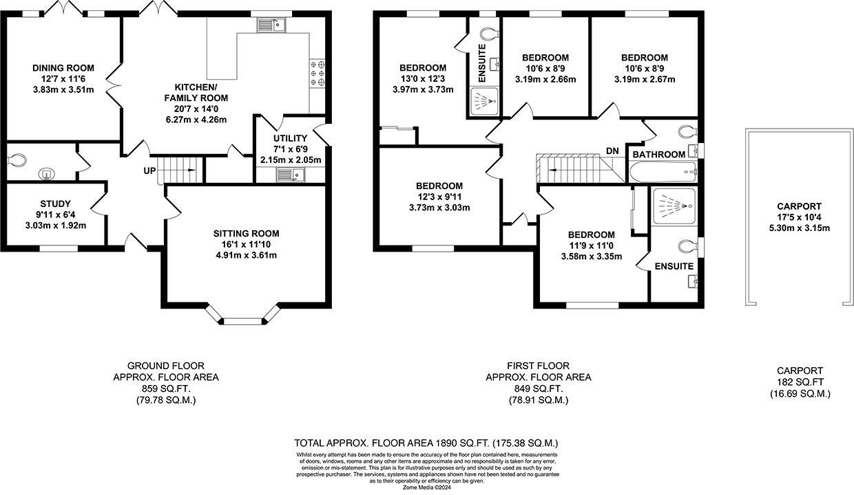 Waterloo Walk, Kings Hill, ME19 4QS floorplan