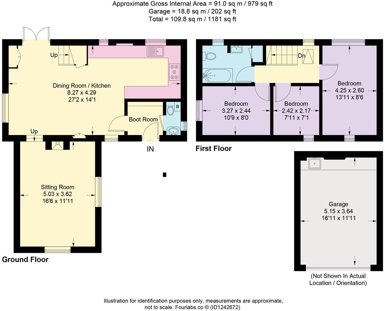 Nags Head Lane, Avening, Tetbury floorplan