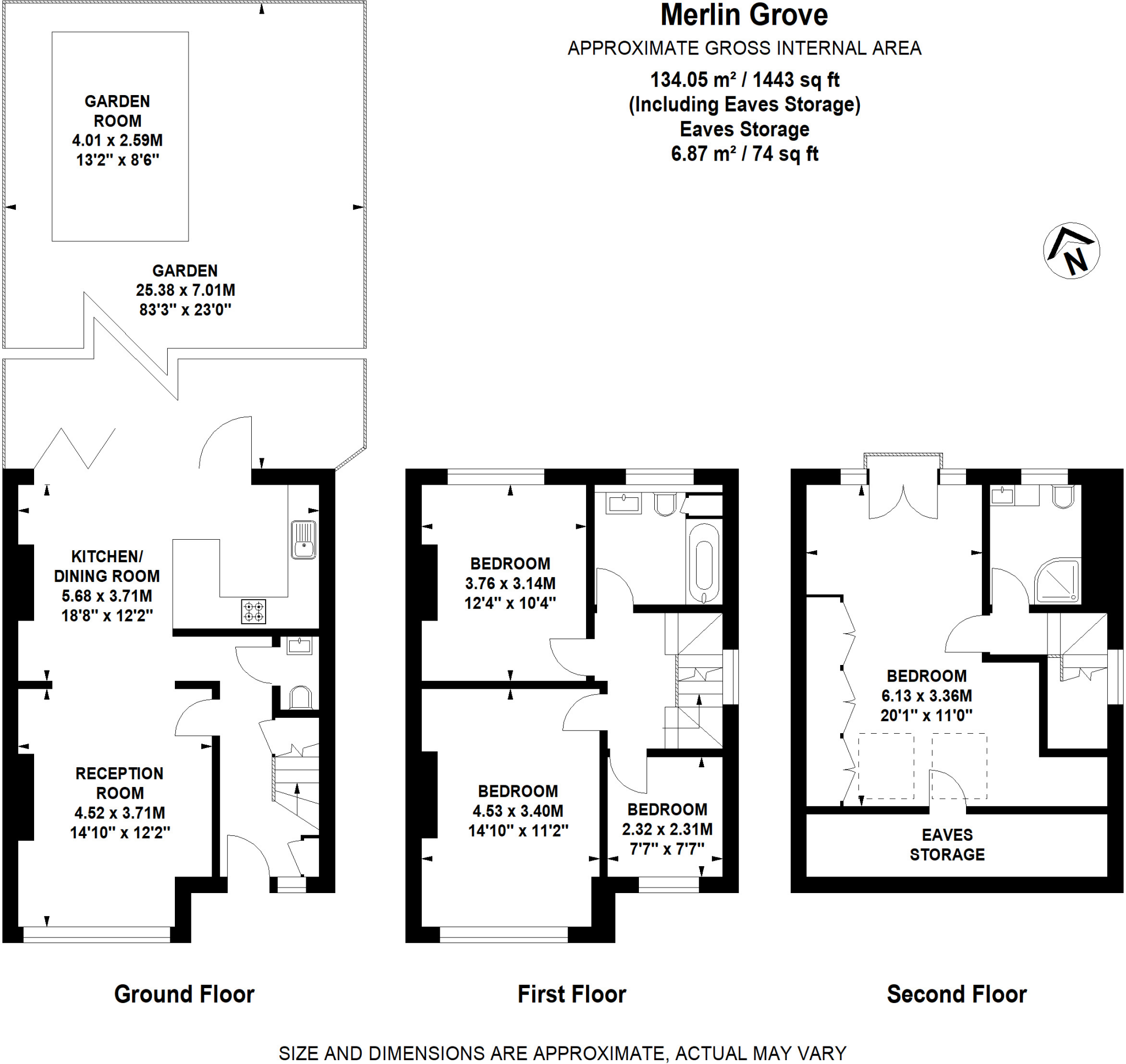 Merlin Grove, Beckenham floorplan
