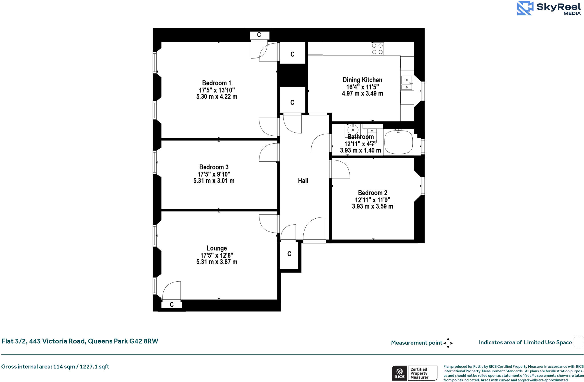 Victoria Road, Queens Park, Glasgow floorplan