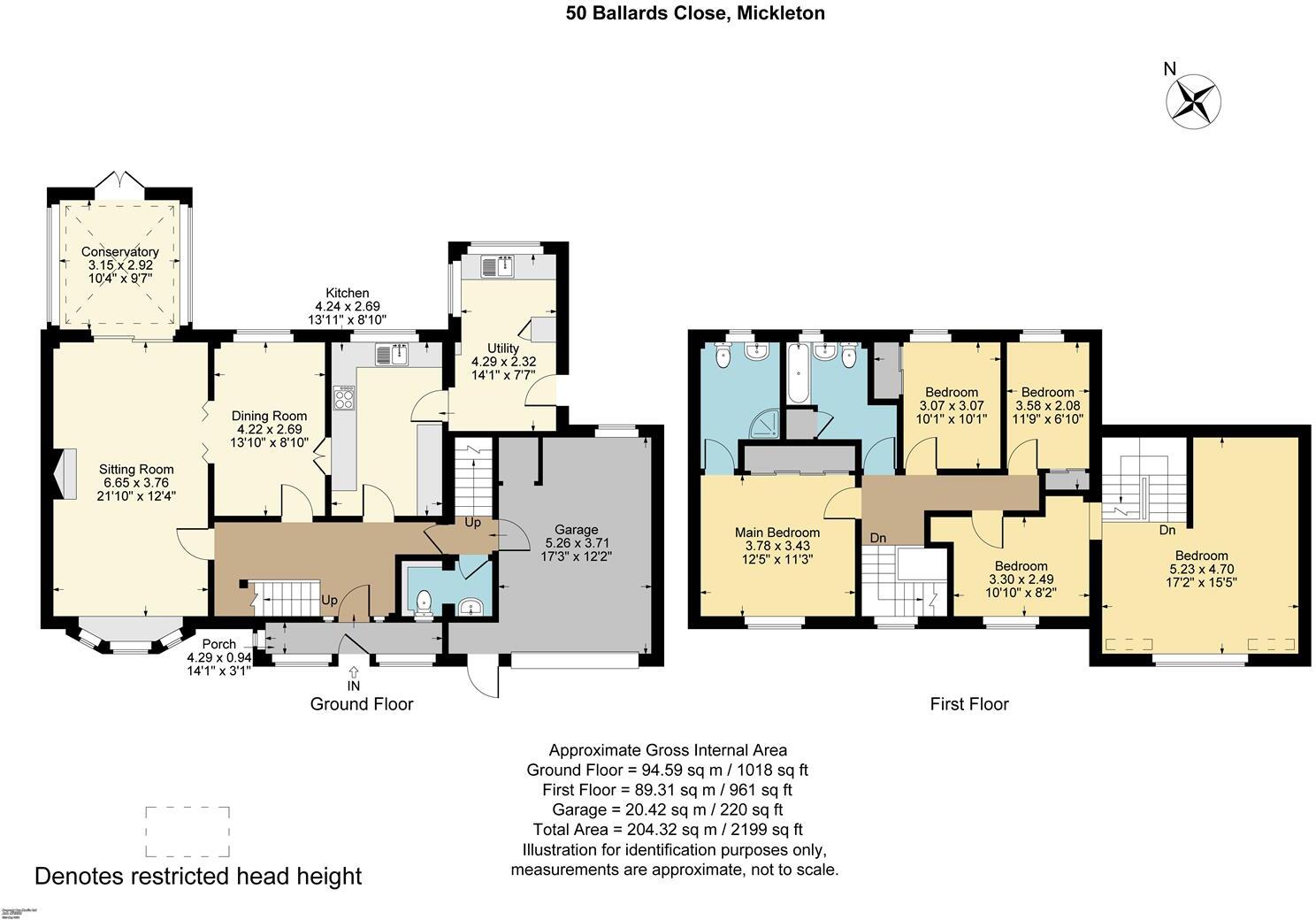 Ballards Close, Mickleton floorplan