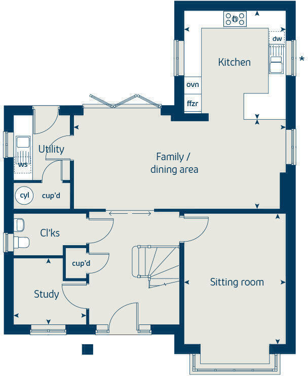 Bayes Avenue,
Coggeshall,
Essex
CO6 1ZN floorplan