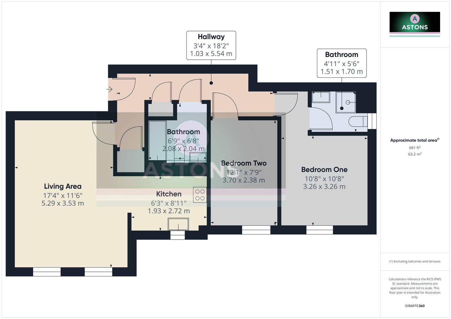 Oakwood Court, Tollgate Hill floorplan