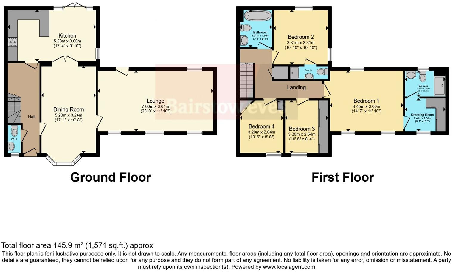 Bovingdon Road, Braintree, Essex, CM7 floorplan