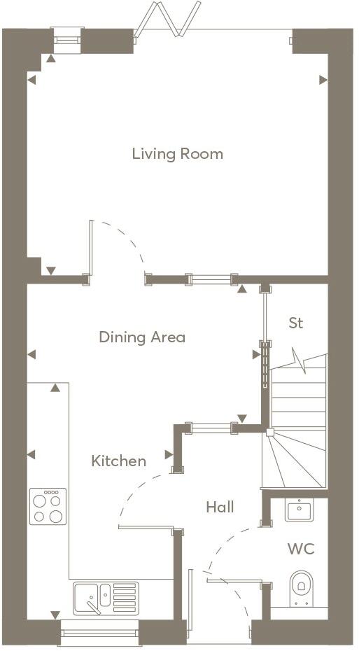 155 Ellenbrook, Stow Road, Moreton-In-Marsh, Gloucestershire, GL56 floorplan