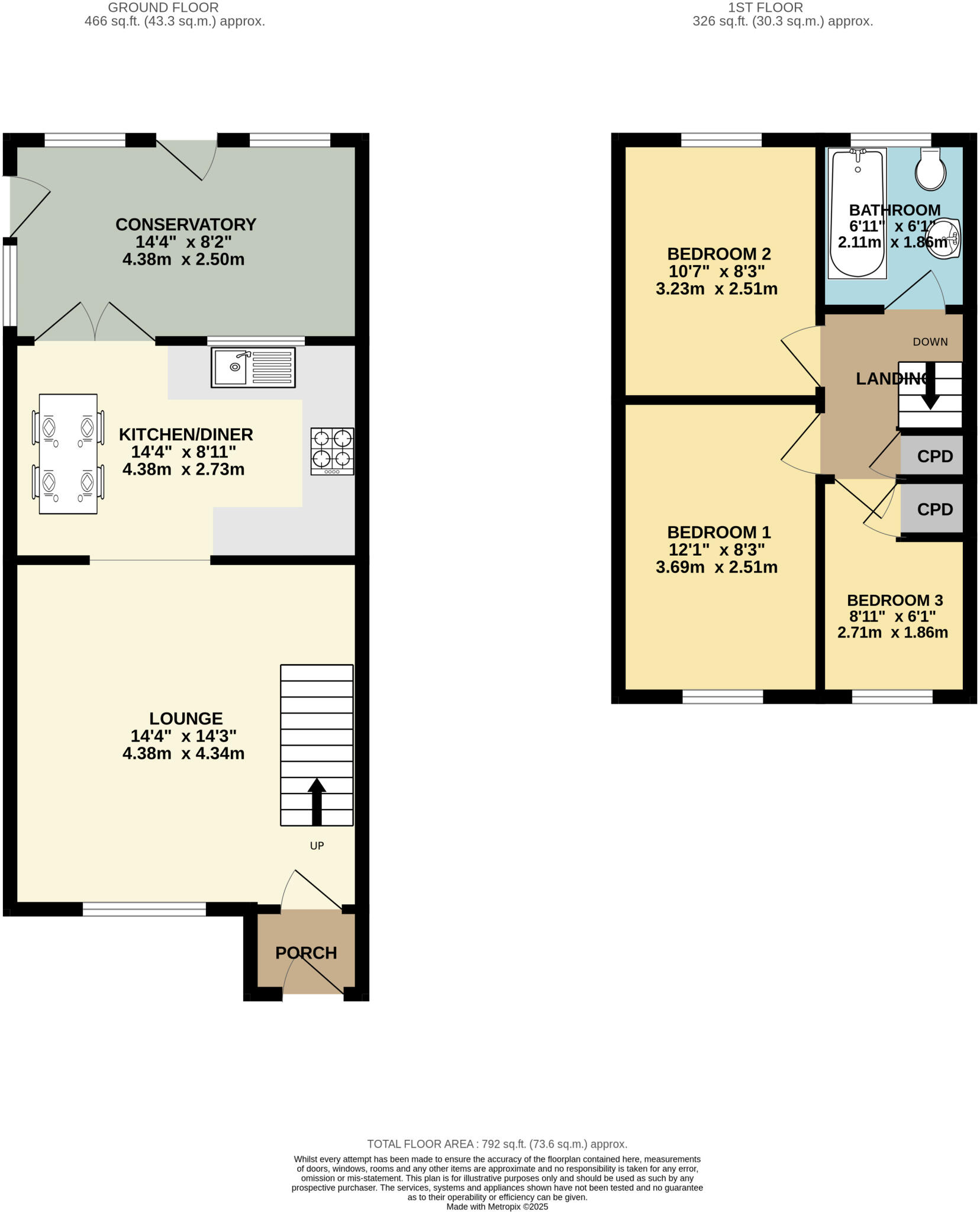 Sywell Close, Lincoln, LN6 floorplan