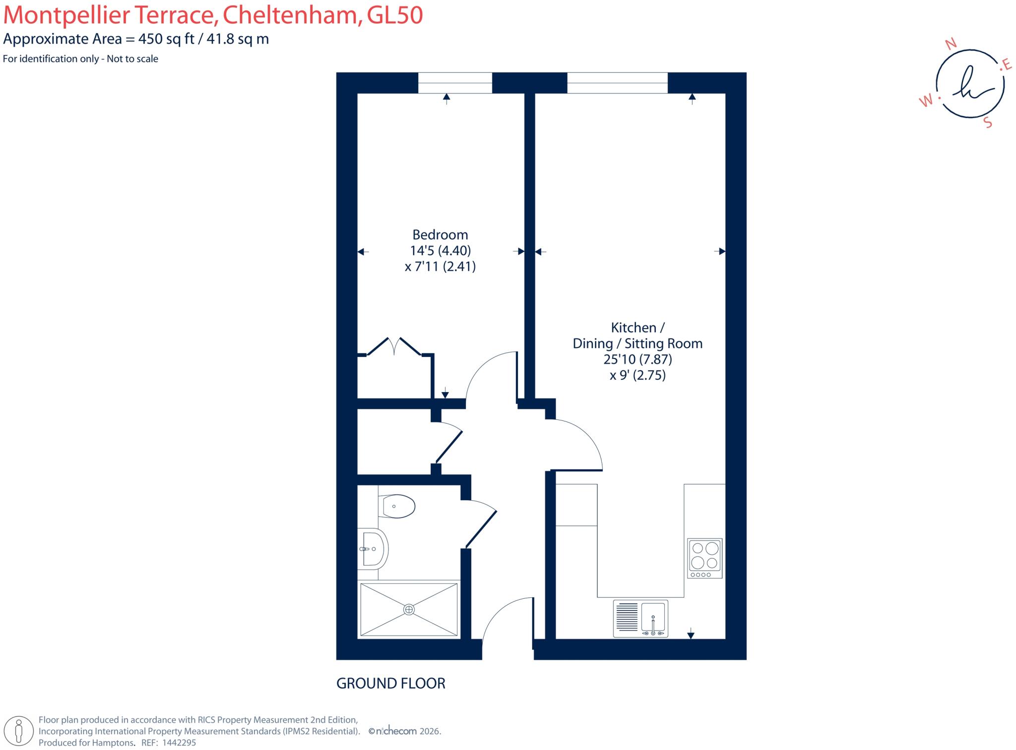 Montpellier Terrace Cheltenham GL50 floorplan
