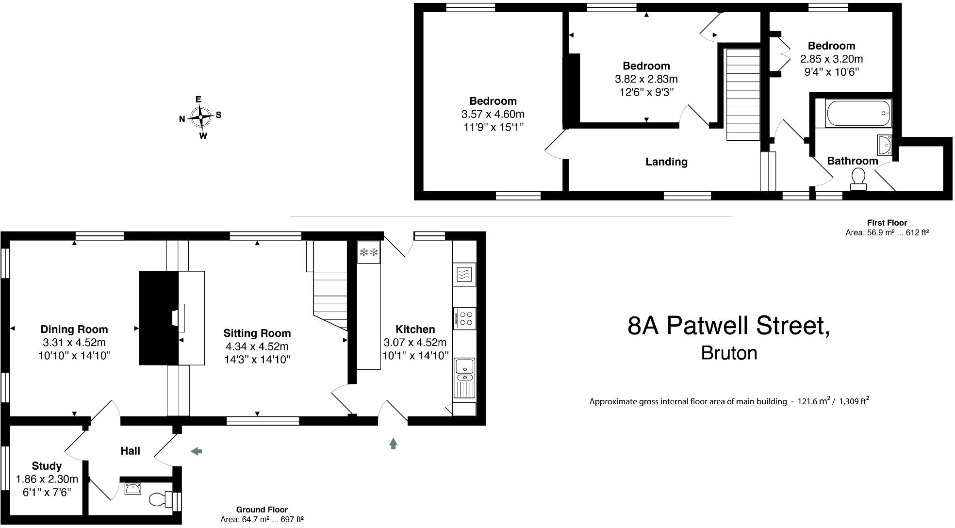 8A, Patwell Street, Bruton, Somerset, BA10 floorplan