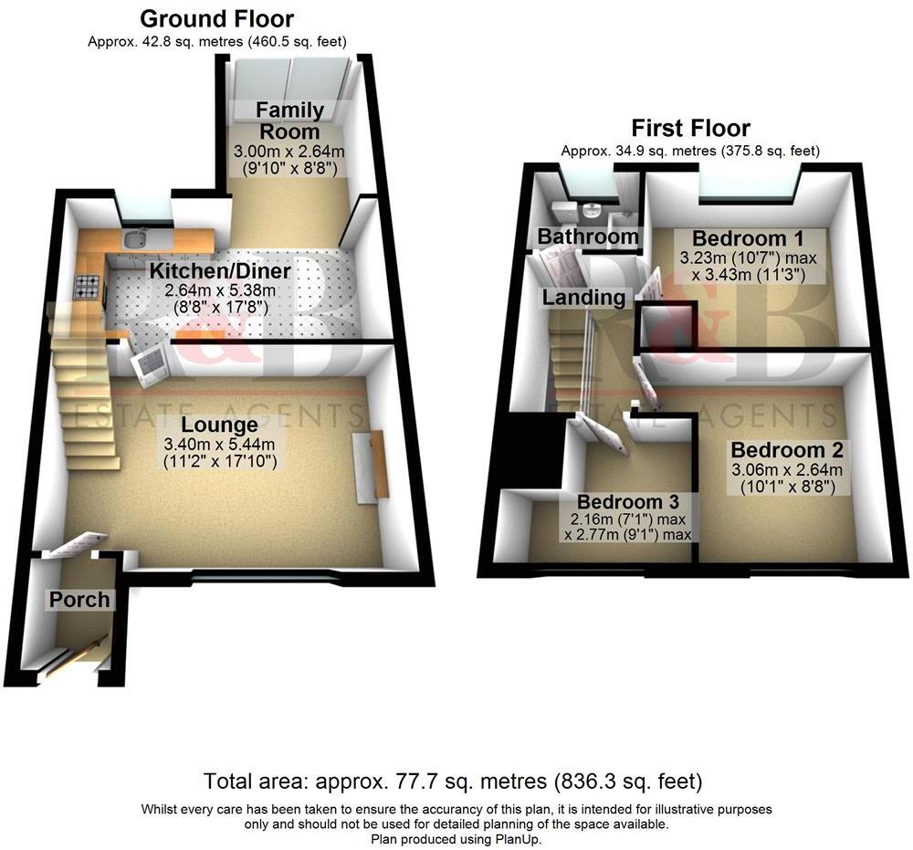 Deanpoint, Morecambe floorplan